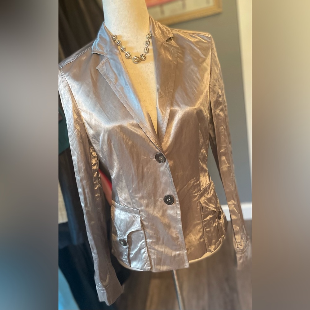 Rene Lezard Metallic Blazer